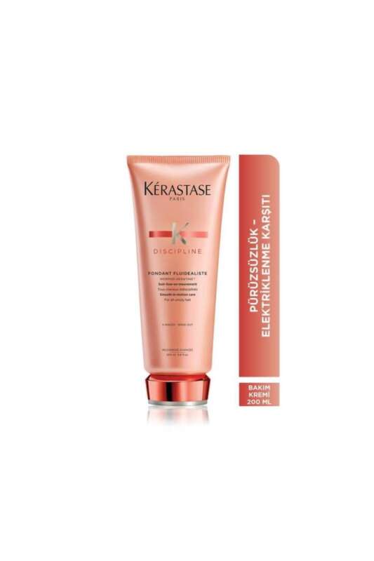 Kerastase Discipline Fondant Fluidealiste – Asi ve Kabarık Saçlar İçin Düzleştirici & Parlaklık Kremi 200ml - 1