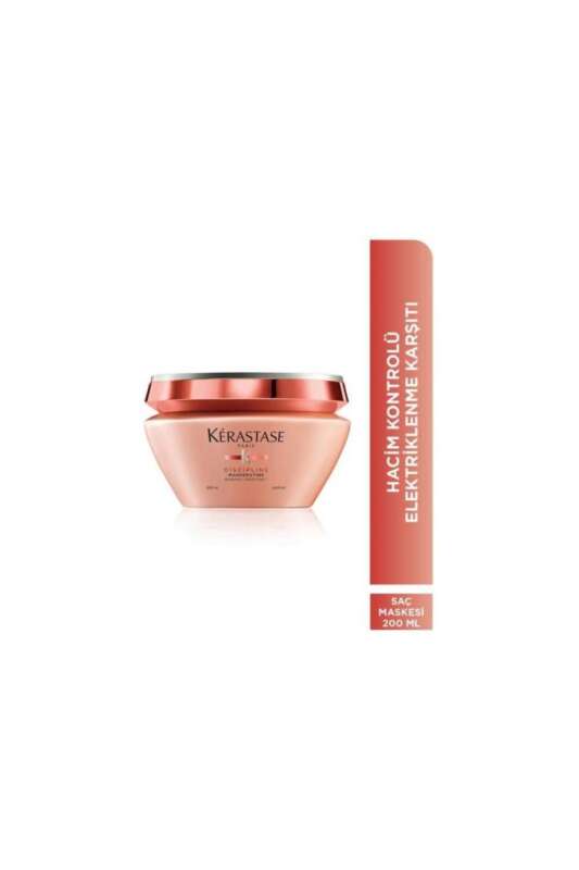 Kerastase Discipline Maskeratine – Asi ve Kabarık Saçlar İçin Düzleştirici Parlaklık Maskesi 200 ml - 1