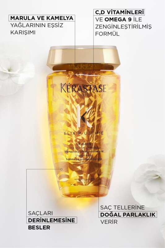 Kérastase Elixir Ultime Le Bain Parlaklık ve Nem Kazandıran Lüks Şampuan 250 ml - 2