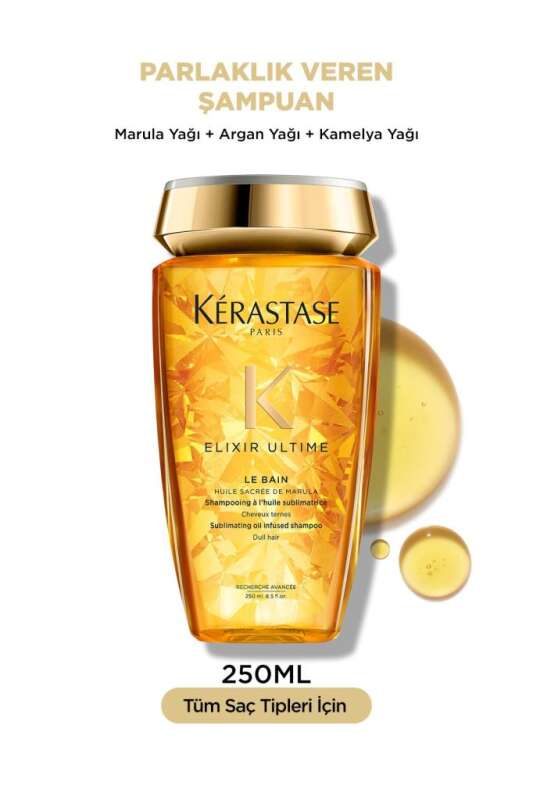 Kérastase Elixir Ultime Le Bain Parlaklık ve Nem Kazandıran Lüks Şampuan 250 ml - 1
