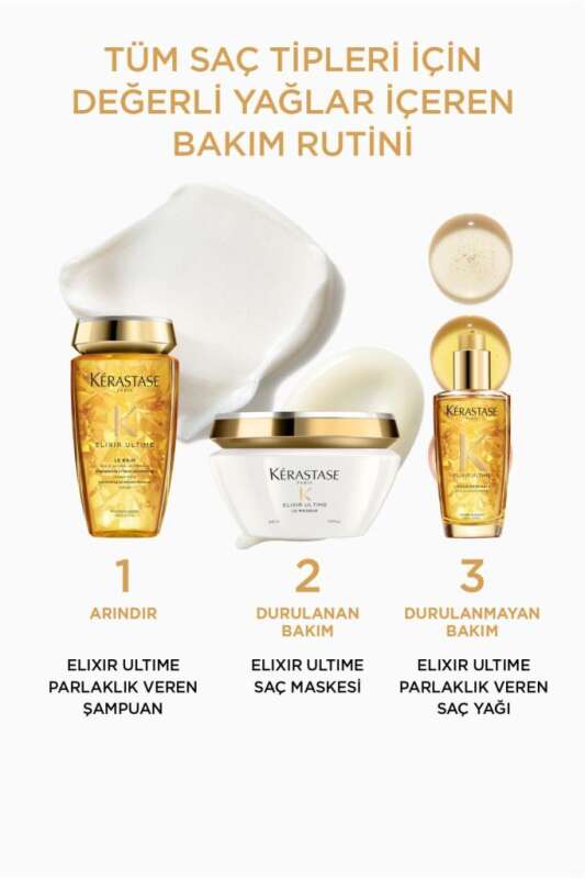 Kérastase Elixir Ultime Le Bain Parlaklık ve Nem Kazandıran Lüks Şampuan 250 ml - 5