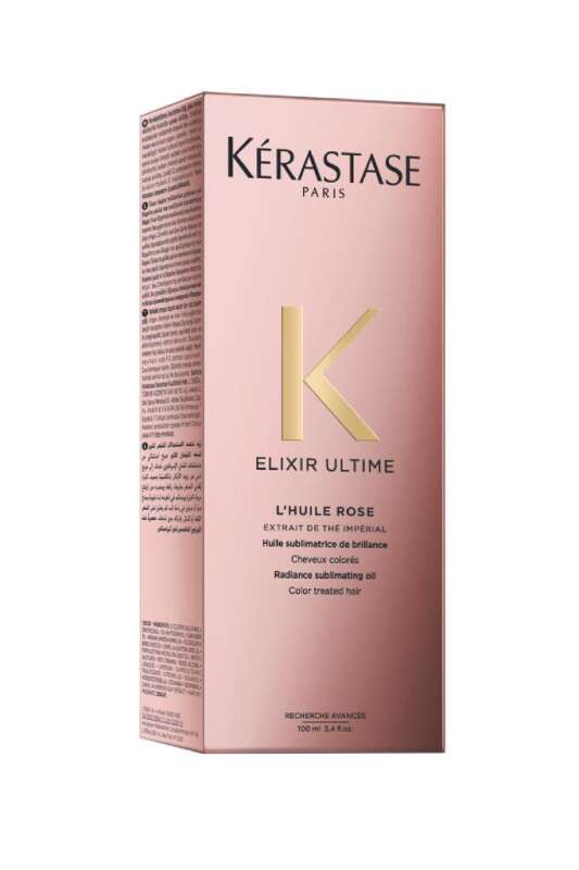 Kerastase Elixir Ultime L Huile Rose Boyalı Saçlara Özel Saça Parlıklık Veren Ve Renk Koruyan Saç Bakım Yağı 100 ml - 2