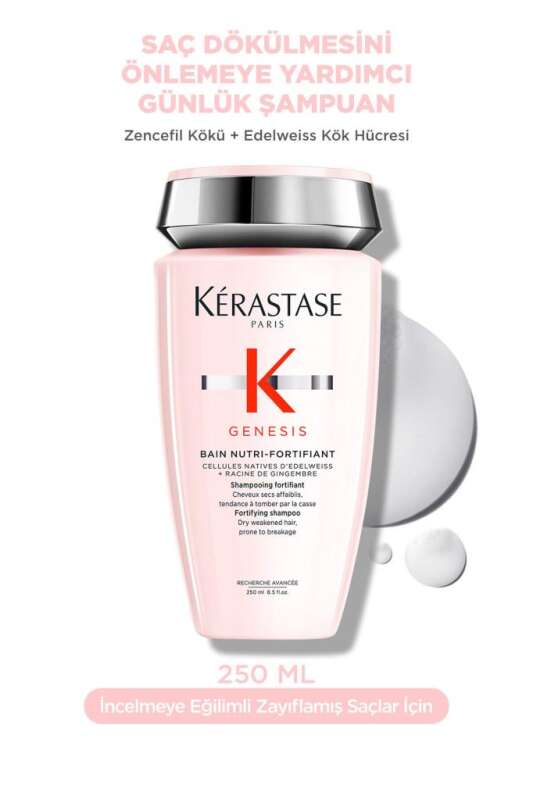 Kérastase Genesis Bain Riche Dökülme Karşıtı, Güçlendirici ve Saç Yoğunluğu Şampuanı 250 ml - 1