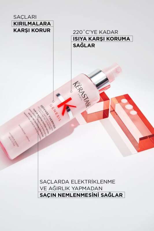 Kerastase Genesis Defense Thermique Dökülme Karşıtı & Isı Koruyucu Saç Spreyi 150ml | Saç Köklerini Güçlendiren Bakım - 2