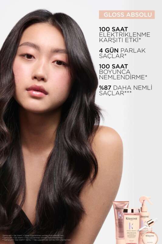 Kerastase Gloss Absolu Anti-Frizz Glaze Milk 190ml- Çok Amaçlı Bakm Sütü Spreyi - 4