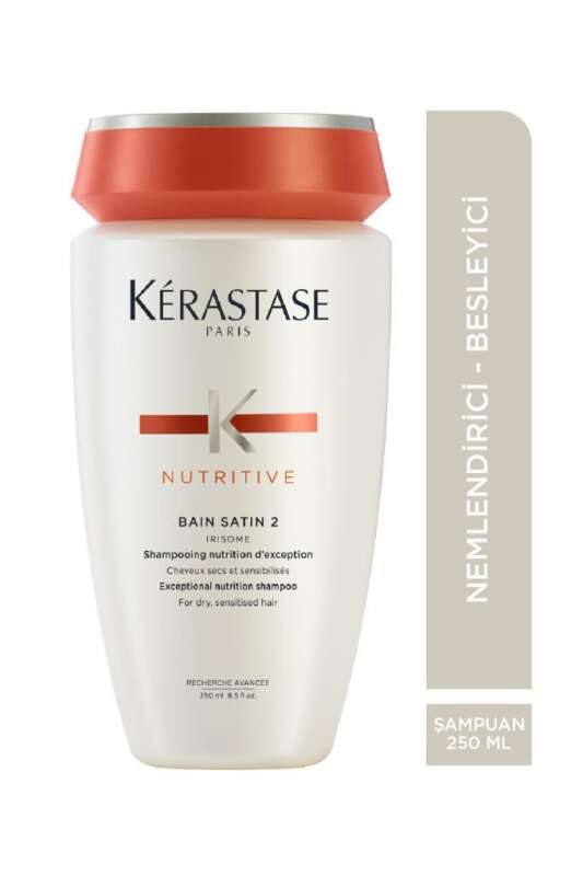 Kerastase Nutritive Bain Satin 2 Kuru Hassas Saçlar İçin Nem Veren Besleyici Şampuan 250 ml - 4