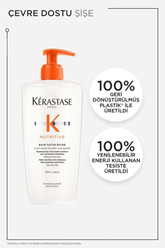 Kerastase Nutritive Bain Satin Riche Yoğun Nemlendirici ve Onarıcı Şampuan 500 ml - 5