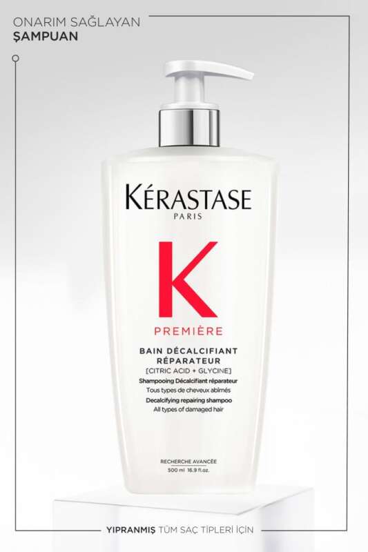 Kerastase Première Bain Decalcifiant Reparateur Yıpranmış Saçlar Için Onarım Sağlayan Şampuan 500 ML - 3
