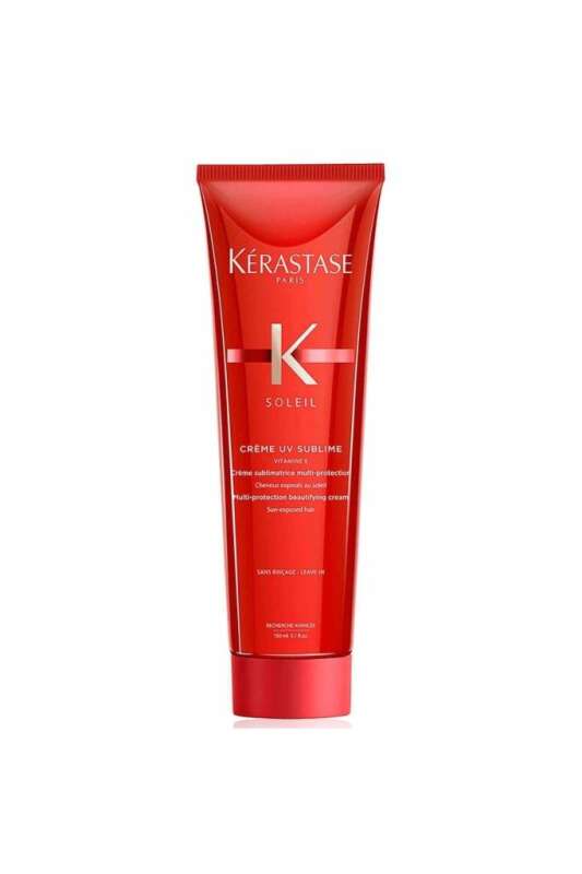 Kerastase Soleil Creme UV Sublime Saç Bakım Kremi 150 ml - Güneş Koruyucu, UV Filtreli Yoğun Nemlendirme ve Parlaklık Saç Kremi - 1