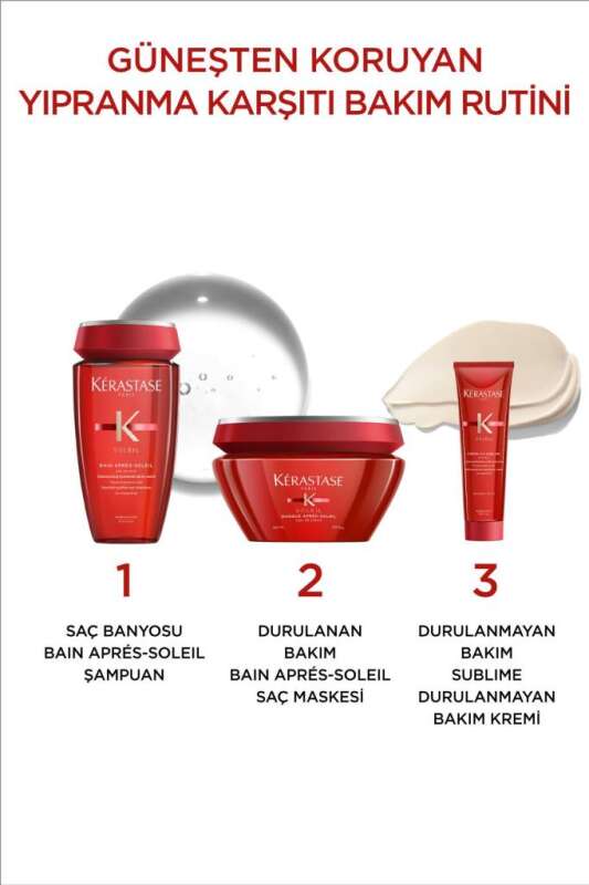 Kerastase Soleil Huile Sirène Durulanmayan Çift Fazlı Saç Spreyi 150 ml – Doğal Plaj Dalgaları ve Güneş Koruması? - 4