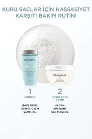 Kerastase Specifique Bain Dermocalm Riche Kuru ve Hassas Saç Derisi İçin Yatıştırıcı Şampuan 250 ml - 3