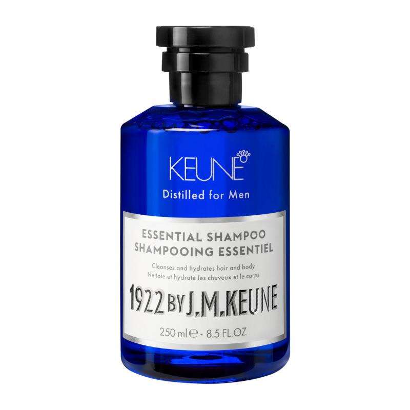 Keune 1922 Cleanses and Hydrates Hair and Body Essential Shampoo 250ml | Saç ve Vücut İçin Temizleme ve Nemlendirici Şampuan - 1