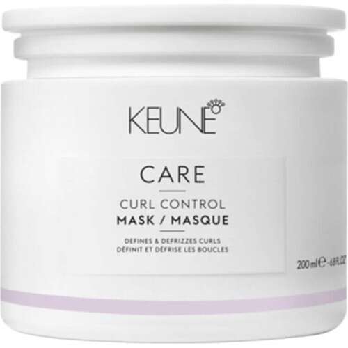 Keune Care Curl Control Kuru ve Kıvırcık Saçlar İçin Lüks Nemlendirici Saç Bakım Maskesi 200ml | Bukleleri Besler ve Yumuşatır - 1