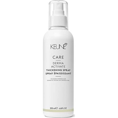 Keune Care Derma Activate Thick İnce Telli Saçlar İçin Durulanmayan Kalınlaştırıcı Sprey 200 ml | Hacim Artırıcı ve Güçlendirici Bakım - 1