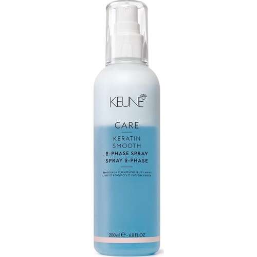 Keune Care Keratin Smooth 2 Phase Spray 200 ml | Keratin İçerikli Çift Fazlı Saç Bakım Spreyi - 1