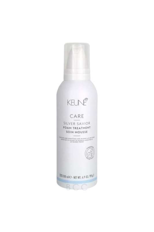 Keune Care Silver Savior Foam İstenmeyen Turuncu Tonları Nötralize Eden Durulanmayan Bakım Köpüğü 200ml | Renk Dengeleyici ve Parlaklık Veren Köpük - 1