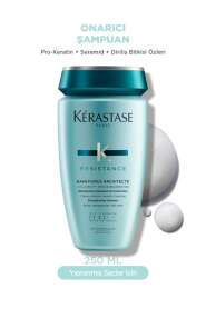 Kerastase Resistance Bain Force Architecte Onarıcı Şampuan 250 ml - Zayıf ve Yıpranmış Saçlar İçin Yoğun Onarım, Saçları Güçlendirme ve Yeniden Yapılandırma - Kerastase