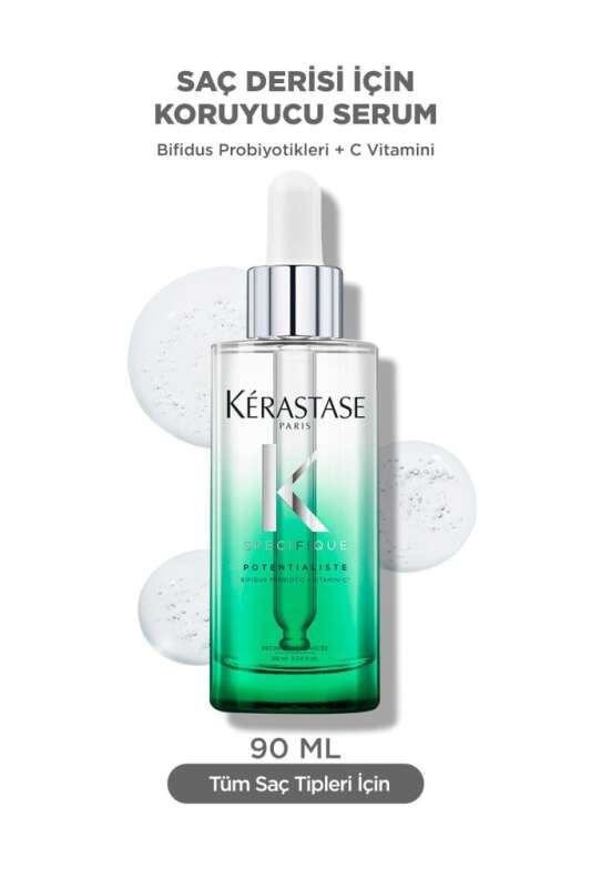Kerastase Specifique Potentialiste Prebiyotik & C Vitamini Saç Derisi Serumu 90 ml - Saç Köklerini Güçlendirme, Dengeleme ve Yenileme ile Saç Derisi Koruma - 1