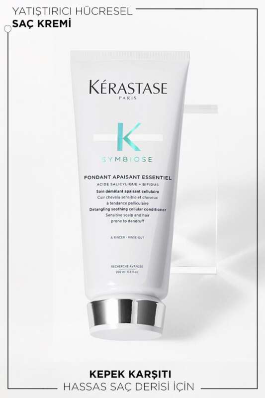 Kerastase Symbiose Fondant Apaisant Essentiel - Hassas Saç Derisi ve Kepek Sorunu İçin Yatıştırıcı, Onarıcı ve Kepek Karşıtı Saç Kremi 200ml - 2