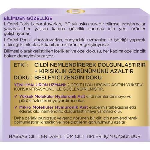 L oreal Paris Hyaluron Uzmanı Gece Kremi 50 ML - 4