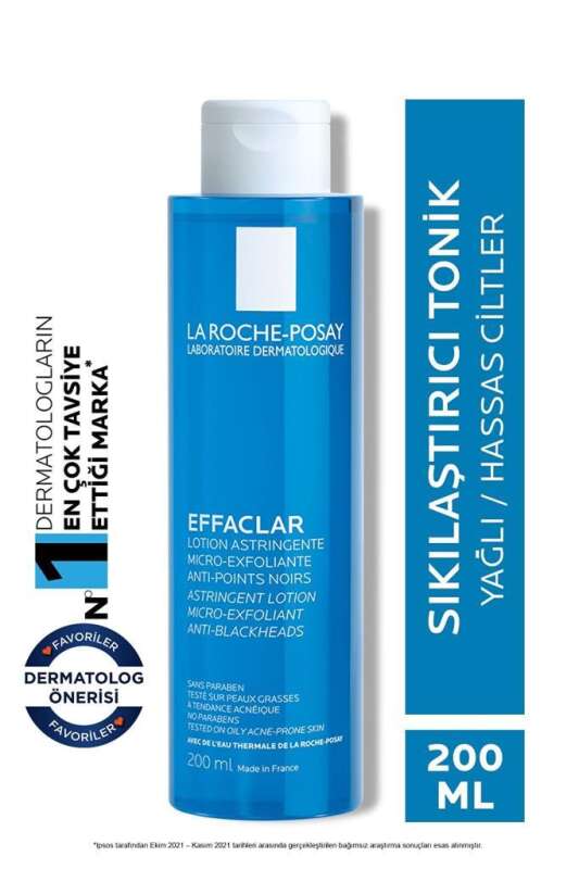 La Roche-Posay Effaclar Lotion Astringente Gözenek Sıkılaştırıcı Tonik 200 ml | Yağlı Ciltler İçin - 1