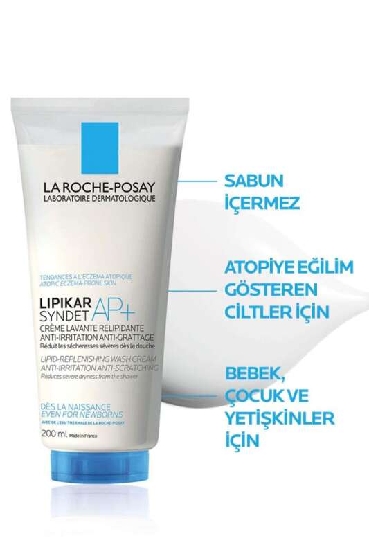 La Roche Posay Lipikar Syndet 200 ml | Tahriş ve Kaşıntıya Karşı Vücut Temizleme Jeli - 3