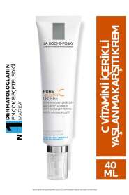 La Roche-Posay Pure Vitamin C Light 40 ml | Yaşlanma Karşıtı Hafif Dokulu Bakım Kremi - La Roche Posay