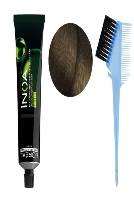 LOréal Professionnel INOA 7 Kumral Amonyaksız Saç Boyası 60 ml | Yumuşak ve Parlak Sonuç - 2