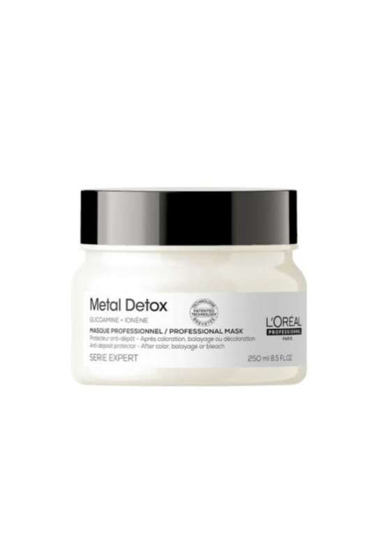 LOréal Professionnel Metal Detox Renklendirme Sonrası Bakır Arındırıcı Maske - Saç Metallerini Temizleyen Yoğun Bakım 250ml - 1