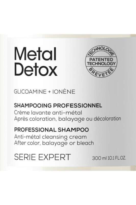 LOréal Professionnel Metal Detox Renkli Saçlar İçin Metal Arındırıcı Şampuan - Sülfatsız & Bakır Temizleyici 300 Ml - 6