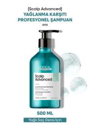 LOréal Professionnel Serie Expert Scalp Advanced Yağlanma Karşıtı ve Saç Derisi Dengeleyici Şampuan 500 ml - Sebum Kontrol & Hacim Artışı - Loreal Professionnel