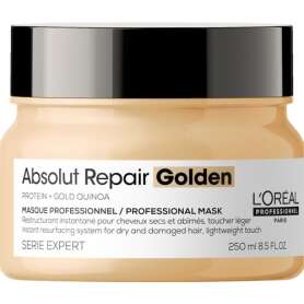 LOréal Professionnel Absolut Repair Golden Mask 250ml | Kuru ve Yıpranmış Saçlar İçin Altın Onarıcı Bakım - (1)