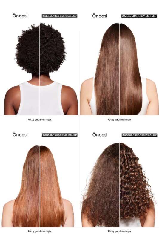 L’Oréal Professionnel Absolut Repair Molecular Yıpranmış Saçlar İçin Onarıcı Şampuan 500ml - Moleküler Onarım & Uzun Süreli Nem - 4