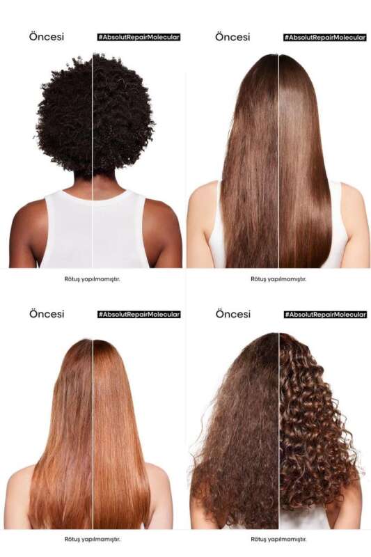 L’Oréal Professionnel Absolut Repair Molecular Yıpranmış Saçlar İçin Onarıcı Serum 250ml - Moleküler Teknoloji & Anında Parlaklık - 3
