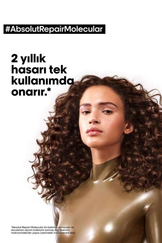 L’Oréal Professionnel Absolut Repair Molecular Yıpranmış Saçlar İçin Onarıcı Serum 250ml - Moleküler Teknoloji & Anında Parlaklık - 2