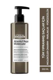 L’Oréal Professionnel Absolut Repair Molecular Yıpranmış Saçlar İçin Onarıcı Serum 250ml - Moleküler Teknoloji & Anında Parlaklık - 1