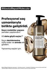 L’Oréal Professionnel Absolut Repair Molecular Yıpranmış Saçlar İçin Onarıcı Serum 250ml - Moleküler Teknoloji & Anında Parlaklık - 6