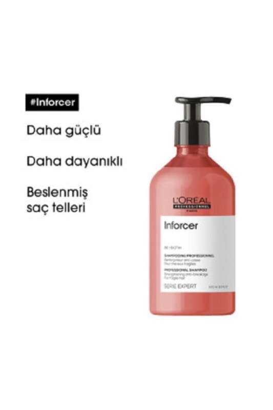 LOréal Professionnel Serie Expert Inforcer Kırılma Karşıtı ve Yoğun Saç Onarıcı Şampuan 500 ml - Saçları Kökten Uca Güçlendirir - 3