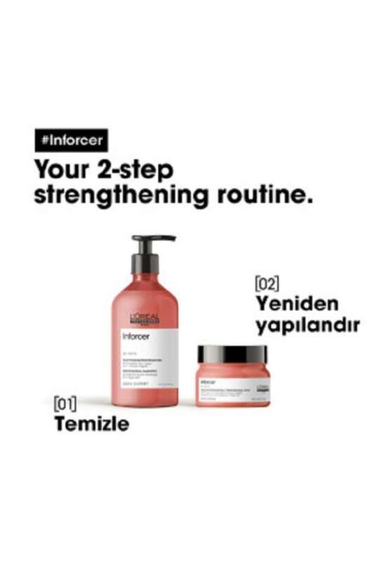 LOréal Professionnel Serie Expert Inforcer Kırılma Karşıtı ve Yoğun Saç Onarıcı Şampuan 500 ml - Saçları Kökten Uca Güçlendirir - 5