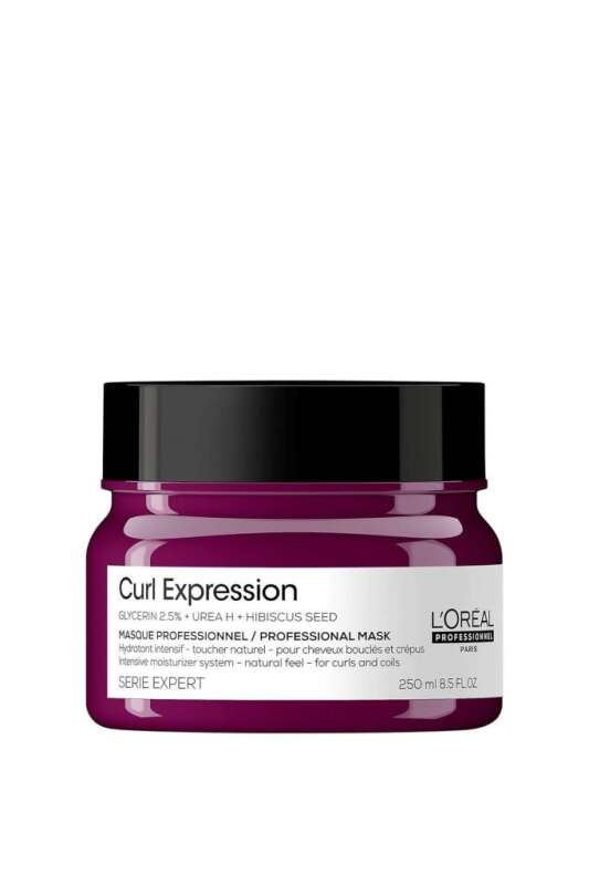 LOréal Professionnel Curl Expression Yoğun Nemlendirici Kıvırcık Saç Maskesi - Kabarma Kontrol & Kıvrık Tanımlama 250 Ml - 1