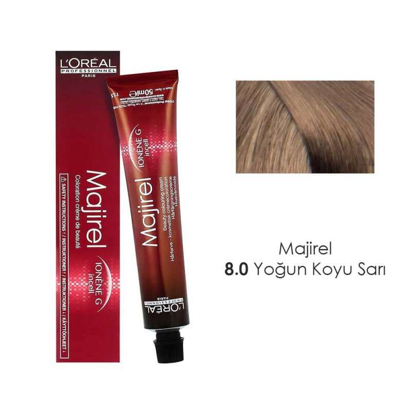Loreal Professionnel Majirel 8.0 Yoğun Koyu Sarı Saç Boyası 50 ml - 1