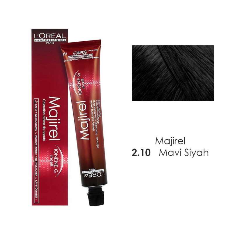 Loreal Professionnel Majirel Saç Boyası 2.10 Mavi Siyah 60 Ml - 1