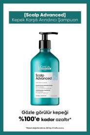 LOréal Professionnel Scalp Advanced Kepek Önleyici Şampuan - Saç Derisi Kaşıntı ve Pullanma Kontrolü 500 ml - Loreal Professionnel