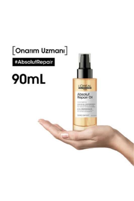 LOréal Professionnel Serie Expert Absolut Repair Yıpranmış Saçlar İçin 10 Etkili Mucizevi Bakım Yağı 90ml - Yoğun Onarım & Işıltı - 6