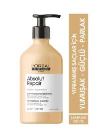 LOréal Professionnel Serie Expert Absolut Repair Yıpranmış Saçlar İçin Onarıcı Şampuan 500ml | Yoğun Onarım ve Güçlendirme - Loreal Professionnel