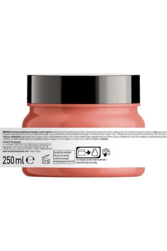LOréal Professionnel Inforcer Kırılma Karşıtı Güçlendirici Maske - Yıpranmış ve Kırılgan Saçlar İçin Yoğun Onarım 250 Ml - 3