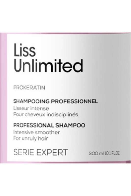 LOréal Professionnel Liss Unlimited Anti-Frizz & Soft Şampuan 300 ml - Elektriklenme Karşıtı, Yoğun Yumuşaklık ve Kabarma Önleyici - 7