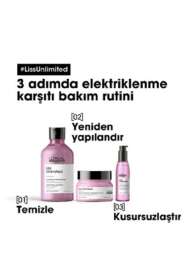 LOréal Professionnel Liss Unlimited Anti-Frizz & Soft Şampuan 300 ml - Elektriklenme Karşıtı, Yoğun Yumuşaklık ve Kabarma Önleyici - 5
