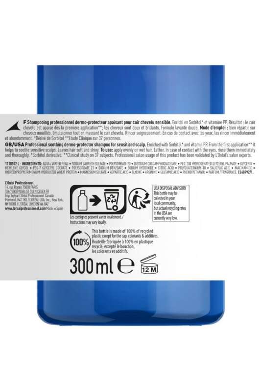 Loreal Professionnel Serie Expert Sensi Balance Hassas Saç Derisi için Yatıştırıcı Şampuan 300 Ml - 4