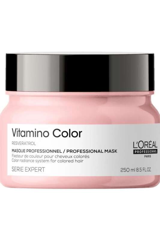 LOréal Professionnel Vitamino Color Renk Koruyucu Maske - Boyalı ve Parlak Saçlar İçin UV Filtreli Yoğun Bakım 250 ml - 7